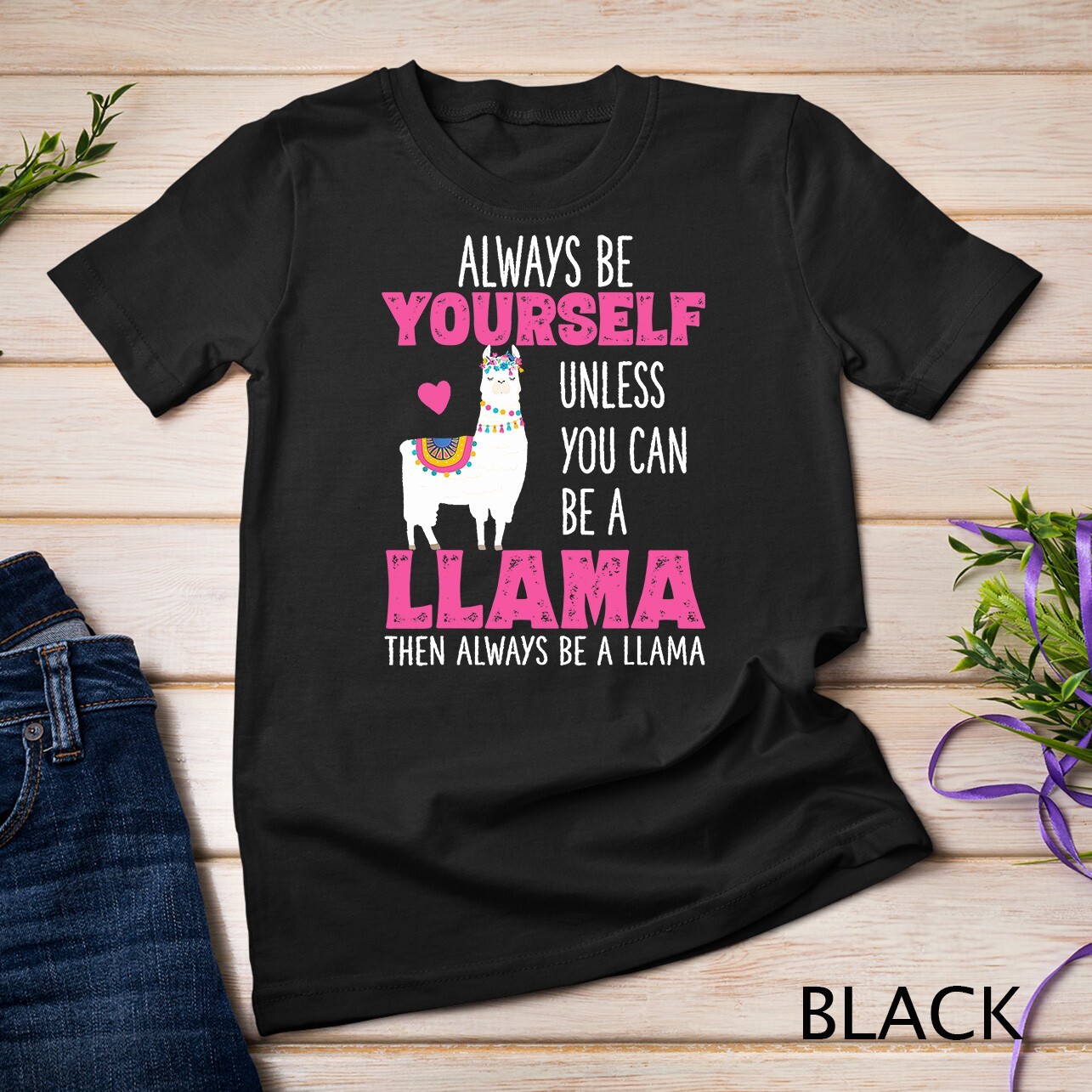 Cute Funny Llama Shirt Llamas Lover Shirts Gifts Girls Women Unisex T-shirt