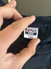 Fuct X FTP Academy Tee Size Large Navy