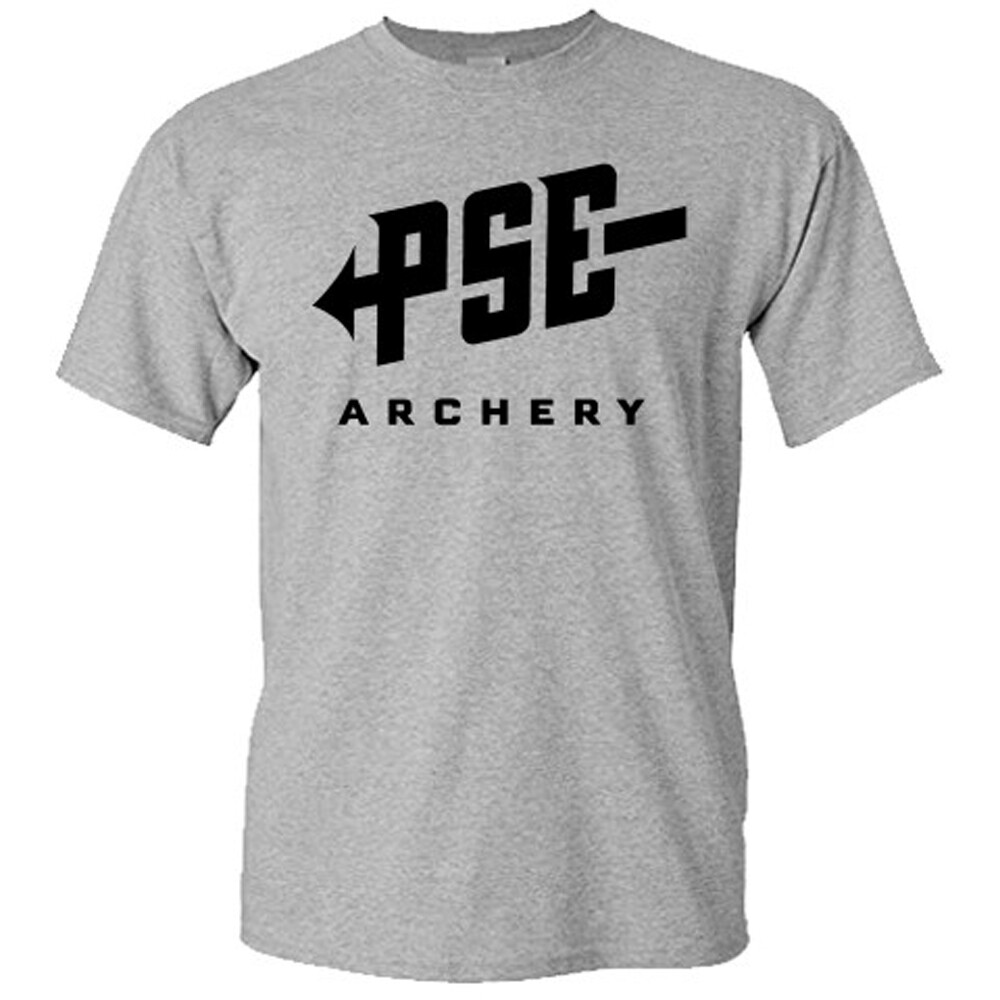 PSE Archery Bows Hunting Hunter Men’s Gray T-Shirt S-5XL