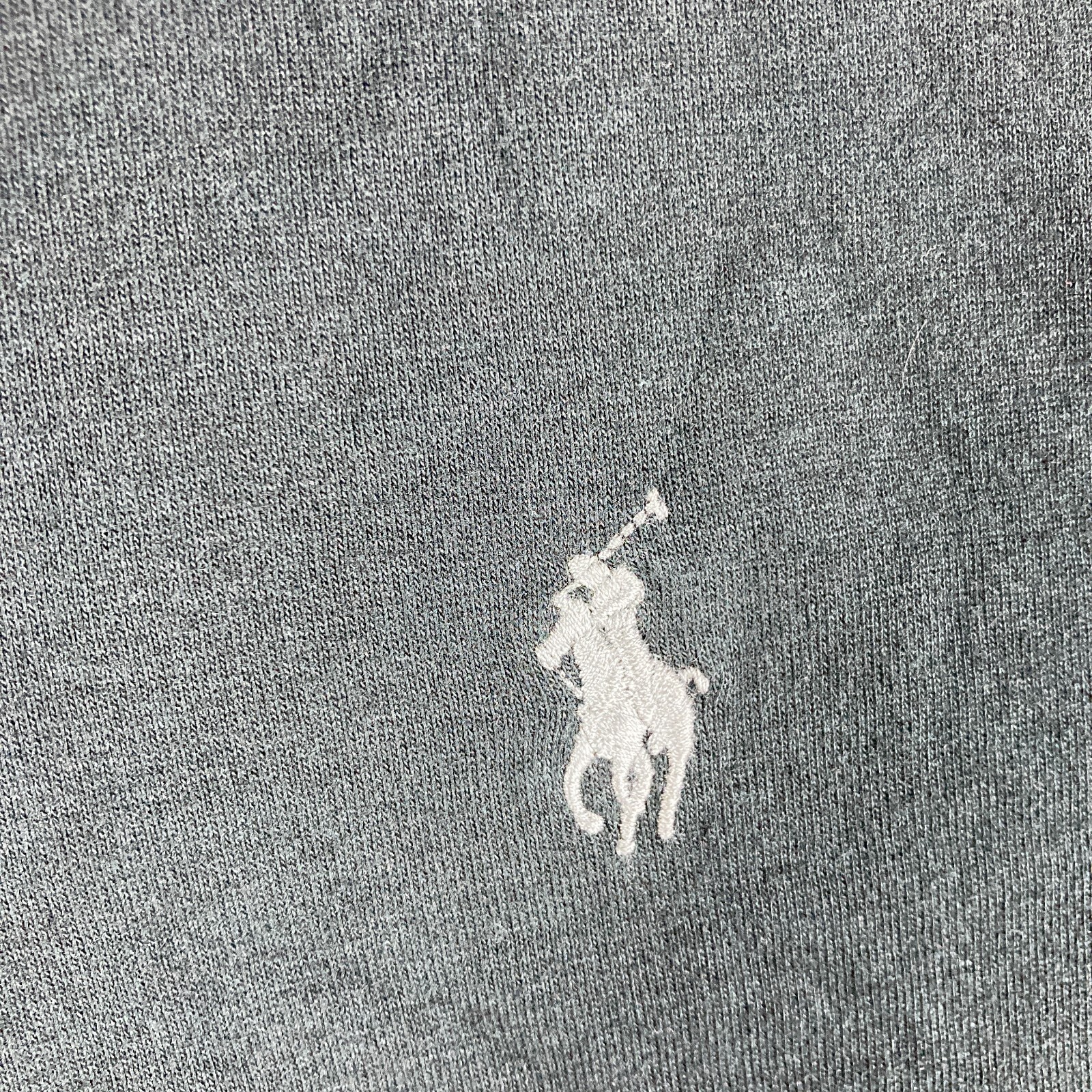 Polo Ralph Lauren Mens Large Black 1/4 Zip Pullover Shirt Gray Pony gallery