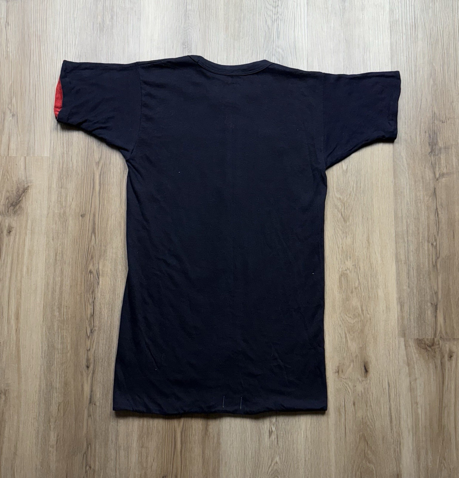 50s VINTAGE Ohio Wesleyan Reversible Double Faced T-Shirt Size Medium Cotton gallery