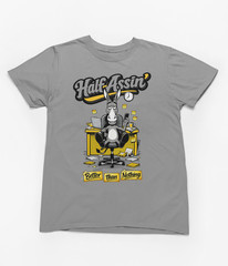 Half-Assin’ It Funny Donkey Trump ICE T-Shirt Lazy Work Office Humor t-shirt tee