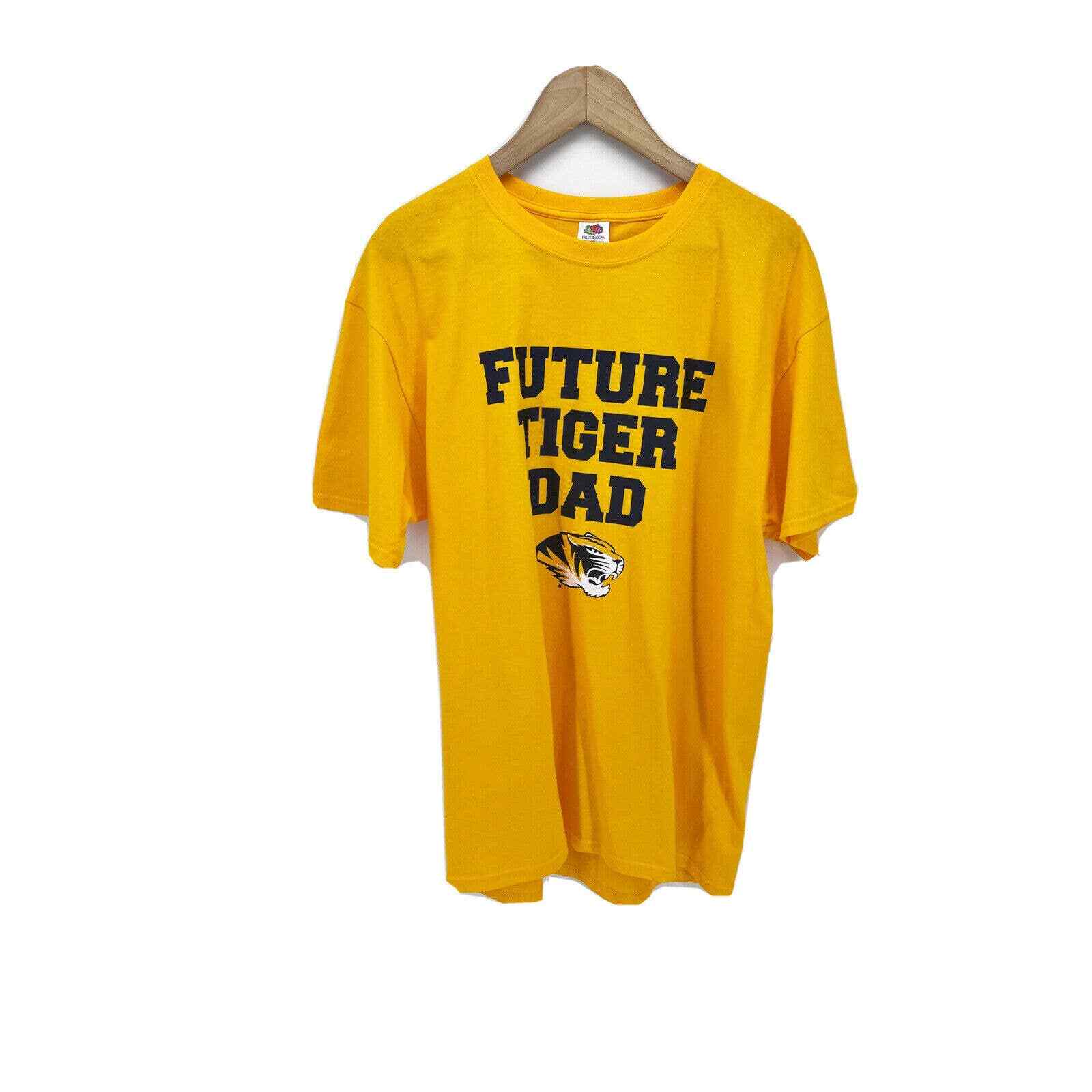 University Of Missouri T-Shirt Men's Large Gold Future Tiger Dad Mizzou Tigers gallery