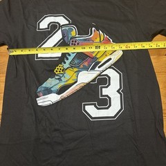 Brooklyn Vertical 23 Number And Shoe Logo T Shirt Size Medium NWT