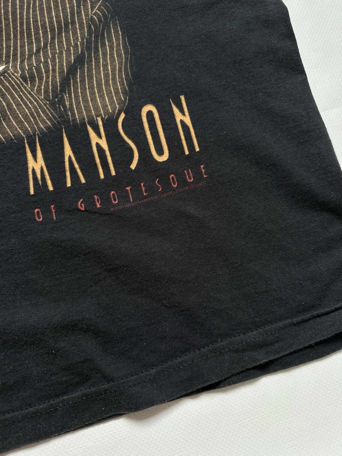 Vintage 2003 Marilyn Manson The Golden Age of Grotesque Burlesque T-Shirt gallery