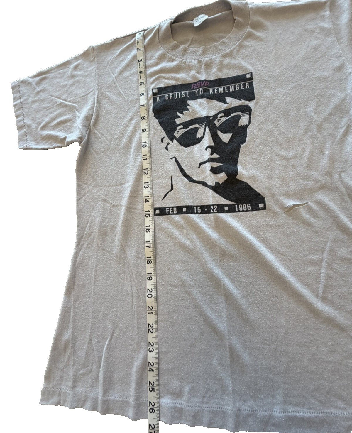VTG 1986 A Cruise To Remember RSVP T Shirt Single Stitch 80s Graphic Tee USA L gallery