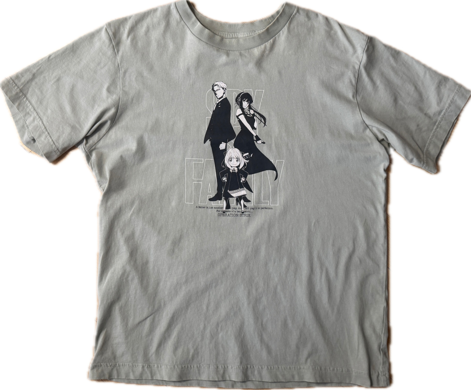 Uniqlo SPY x FAMILY Anime Tee (M) – Anya, Loid & Yor Forger Graphic Shirt