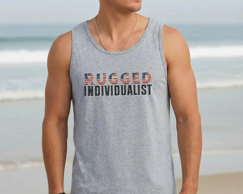 rugged individualist mens tank top gallery