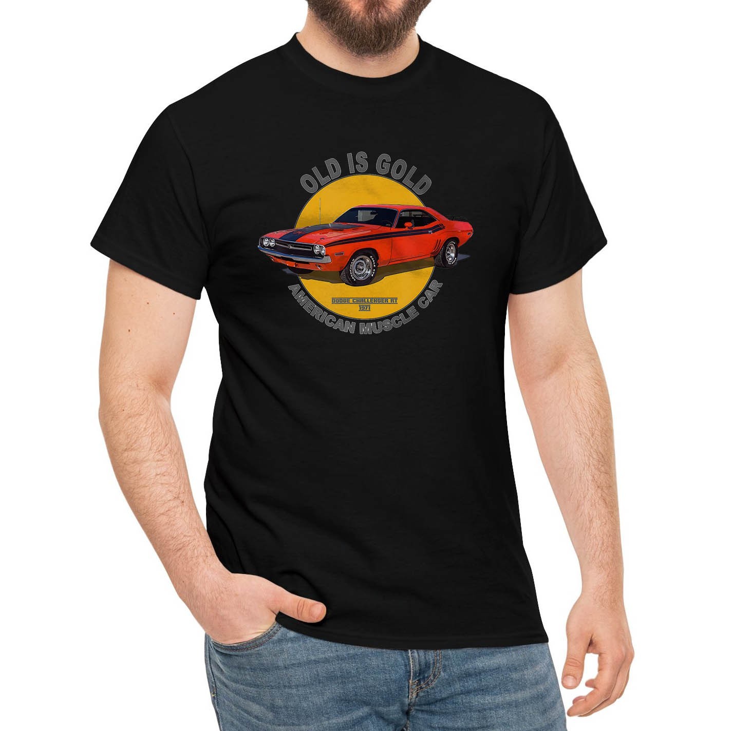 Challenger Rt American Muscle Car 60S 70S T-Shirt gallery