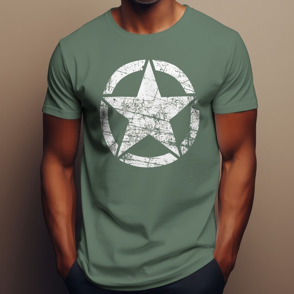 WW2 US Army Star T-Shirt