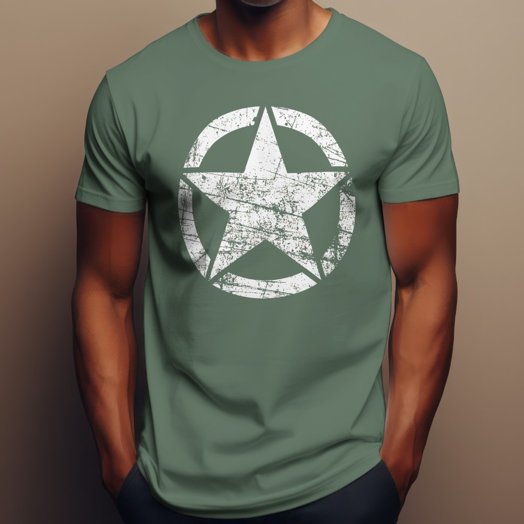 WW2 US Army Star T-Shirt