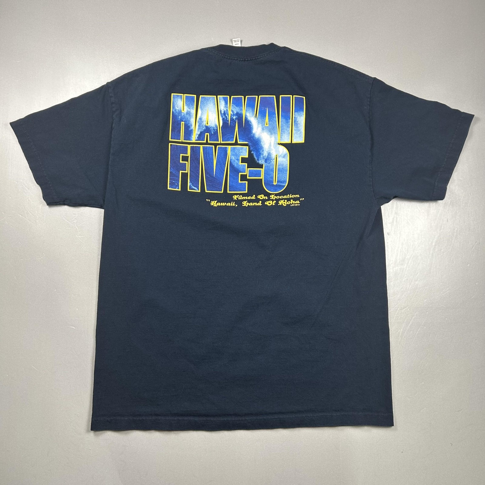Hawaii Five-O Shirt Mens XL Blue Alstyle Film Crew TV Show Graphic Tee Dano gallery