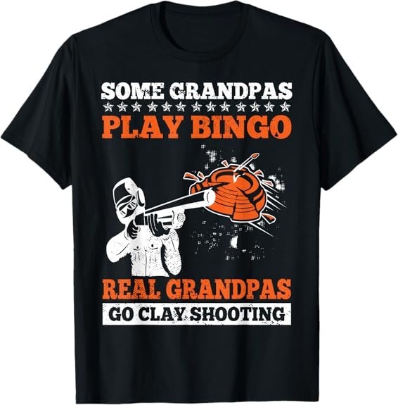 Funny Skeet Shooting Grandpa Clay Trap Shooter Old Guy Best Tee T-Shirt S-3XL gallery