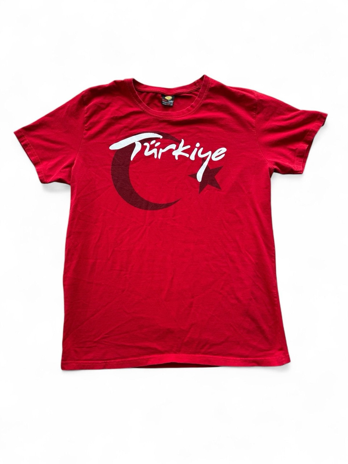 Merve Tisort Turkiye Graphic T-Shirt Red Size XXL gallery
