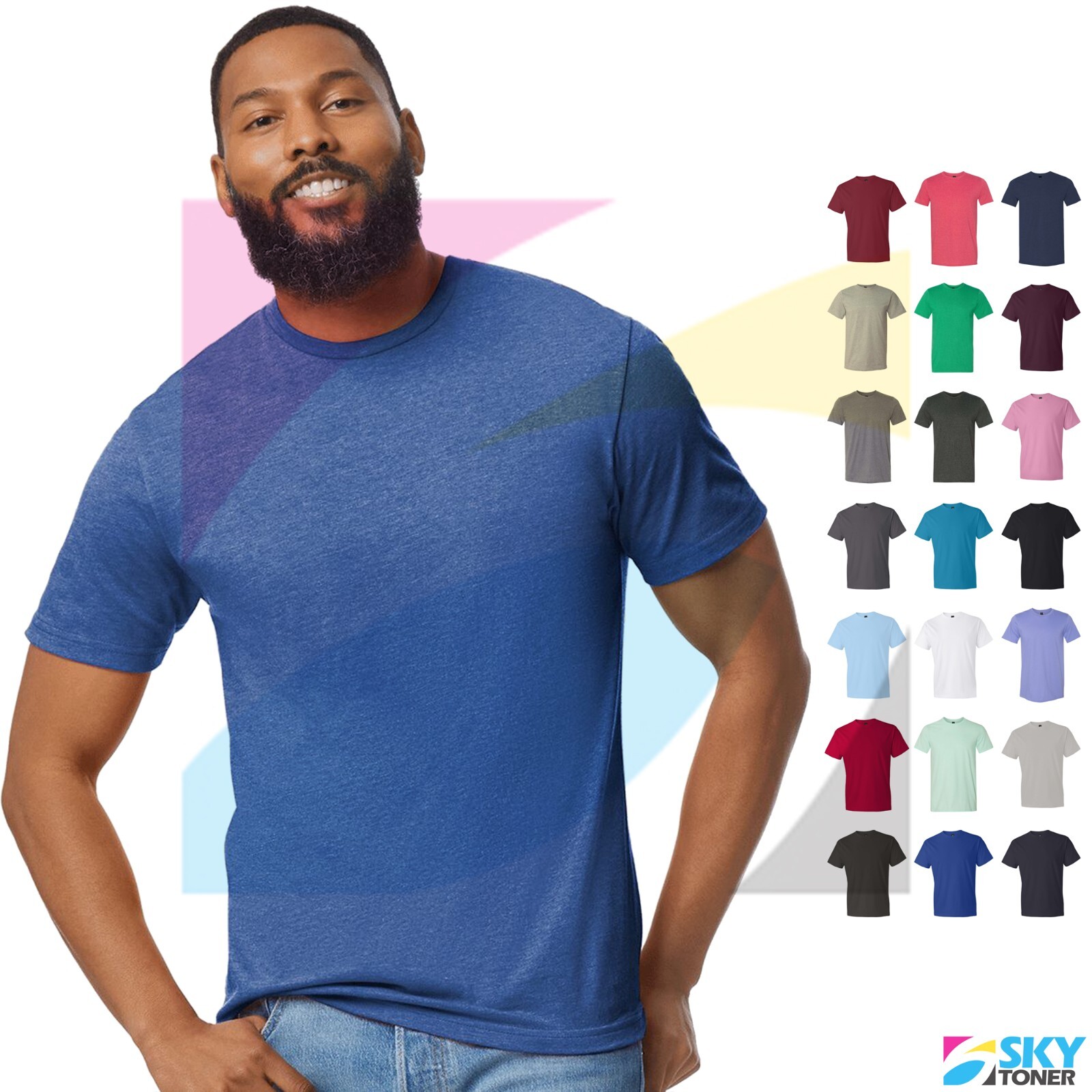 Gildan #980 Softstyle Lightweight T-Shirt Ringspun Cotton Plain Basic Tee gallery