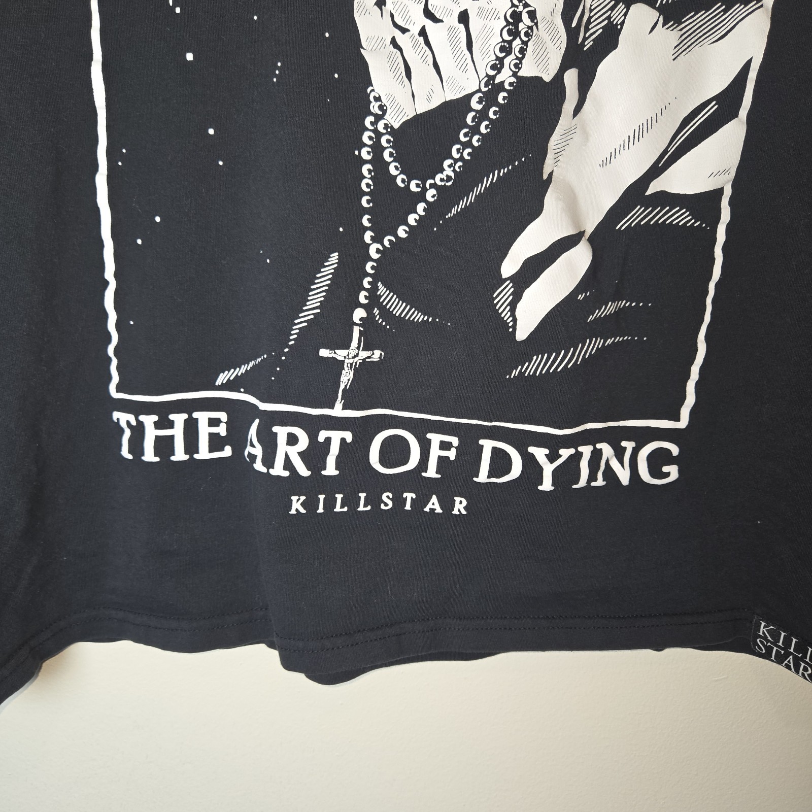 KILLSTAR ARS MORIENDI The Art of Dying Black Goth Adult Long Sleeve Shirt sz XXL gallery