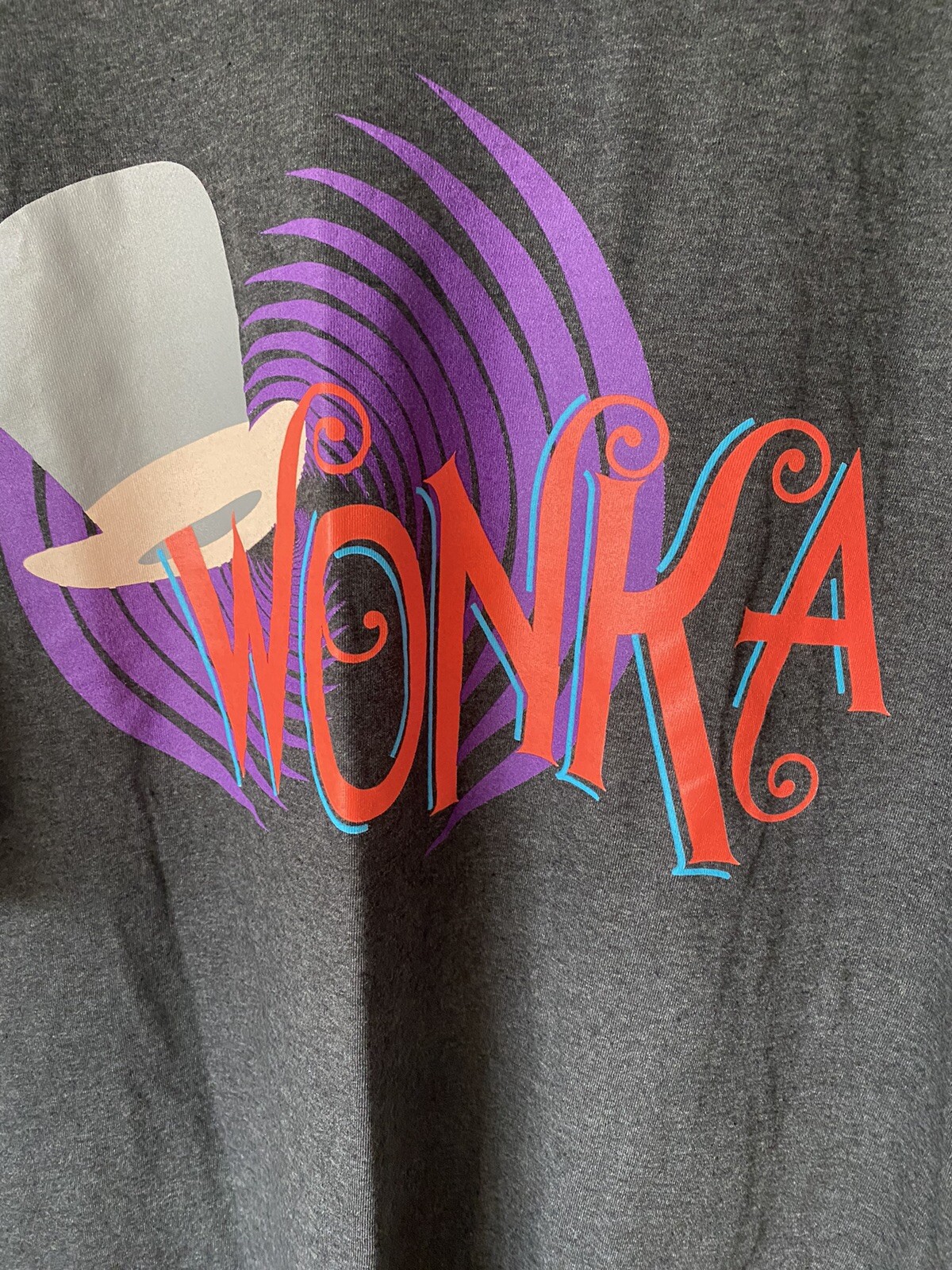 WONKA Men's 3XLT Mad Engine Heather Gray Graphic T-Shirt New with Tags gallery