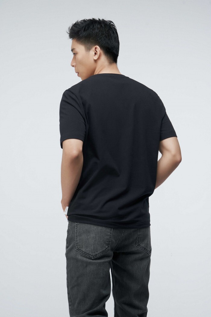 Routine Short Sleeve T-Shirt - Form Fitted - Black - Any Size gallery