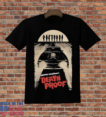 Death Proof Quentin Tarantino Movie Black T shirt Full Size S-5XL