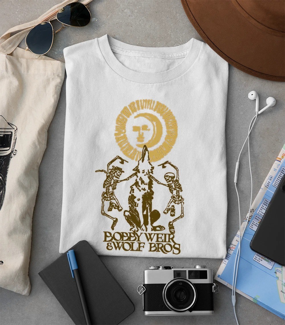 Bob Weir And Wolf Bros white T-shirt HOT NEW All sizes BB803 gallery
