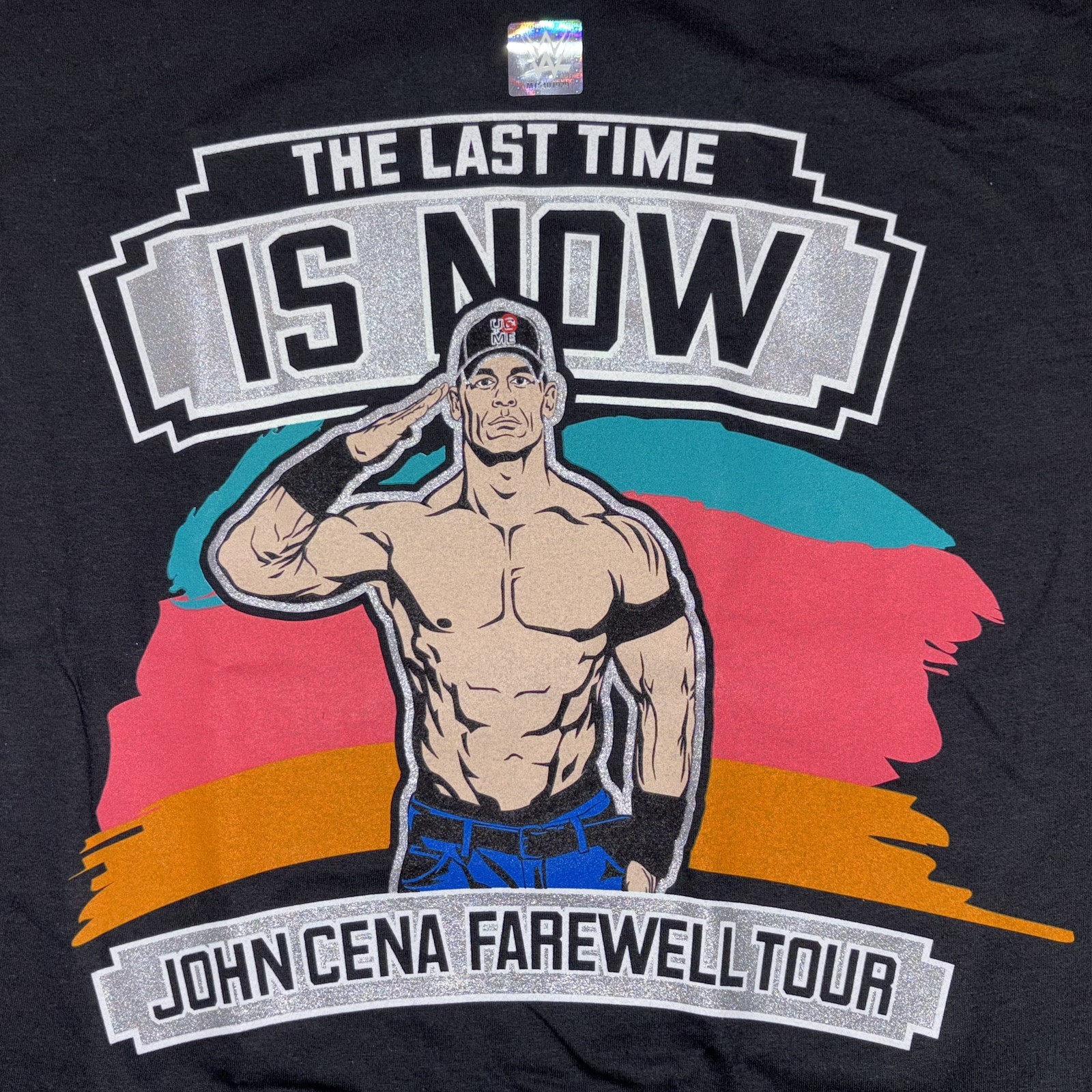 WWE Authentic John Cena San Antonio Spurs Shirt Farewell Tour Last Time is Now gallery