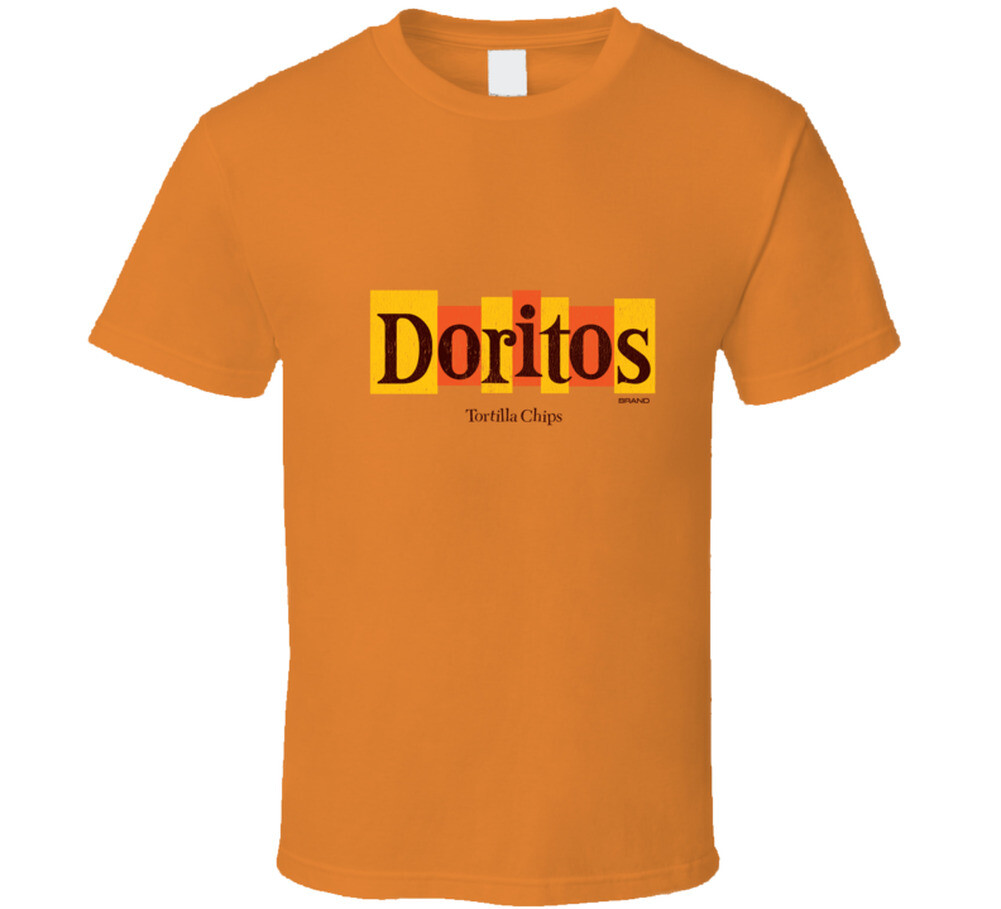Doritos, T-shirt, Retro, Tortilla, Chips, Snacks, Munchies, Cheese, Logo
