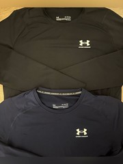 Bundle! Mens Under Armor HeatGear Long Sleeve Compression Shirts