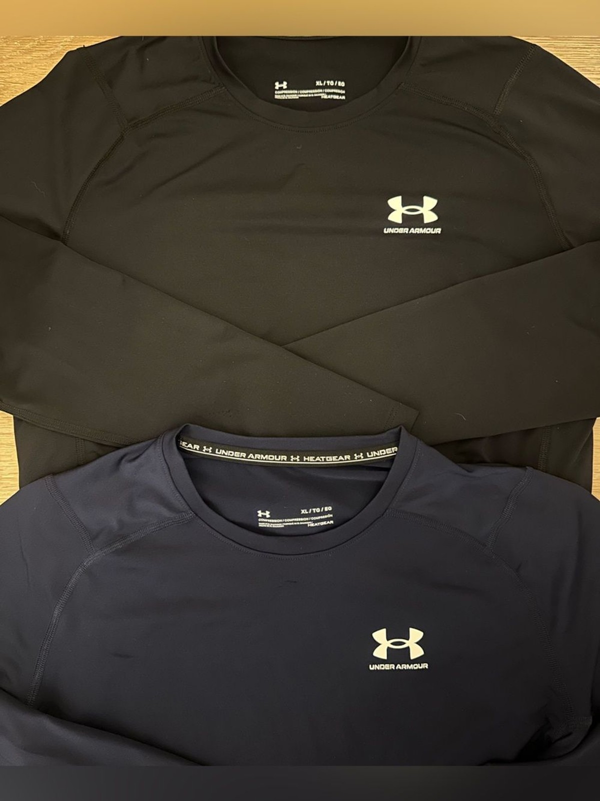 Bundle! Mens Under Armor HeatGear Long Sleeve Compression Shirts gallery