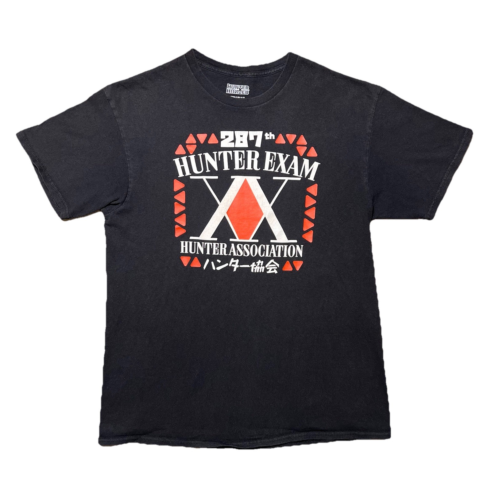 Hunter X Hunter 287th Hunter Exam T Shirt Mens Large Black Anime Graphic Tee
