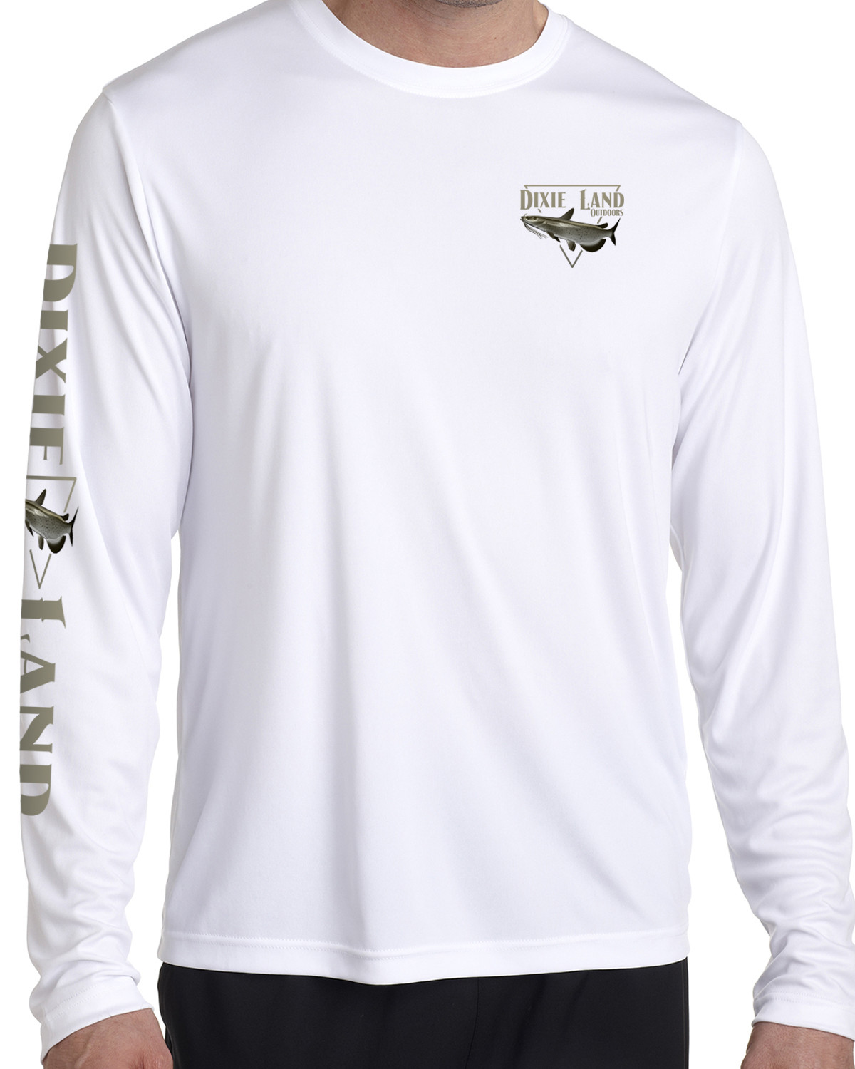 Catfish fishing t shirt Dixie Land Outdoors Microfiber long sleeve 50+ uv gallery