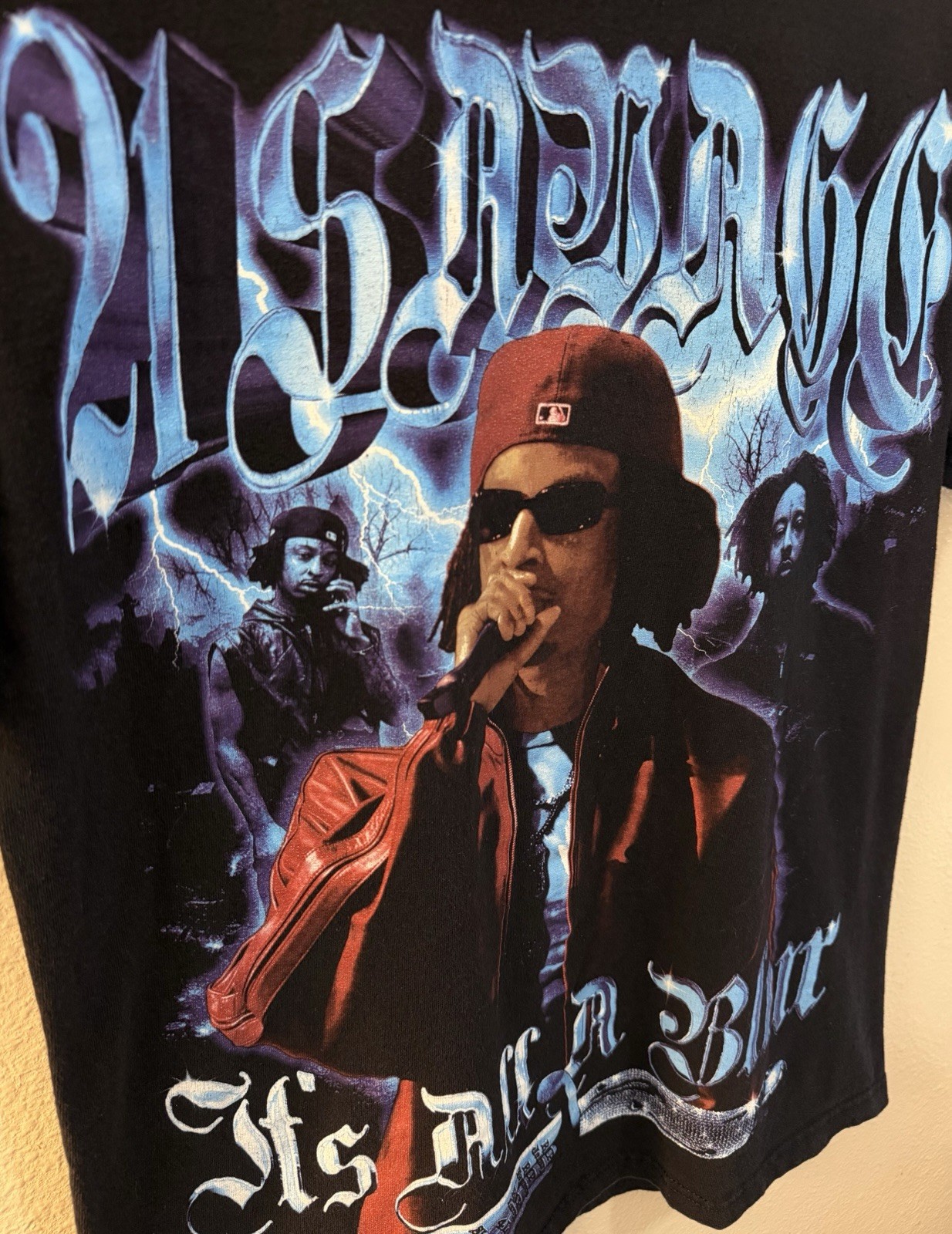 21 Savage x Drake 'It's All a Blur' Tour 2023 T-Shirt Men's Medium gallery
