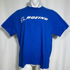 Boeing If Its Not Boeing Were Not Going Gildan Ultra Cotton Blue T-Shirt Mens XL