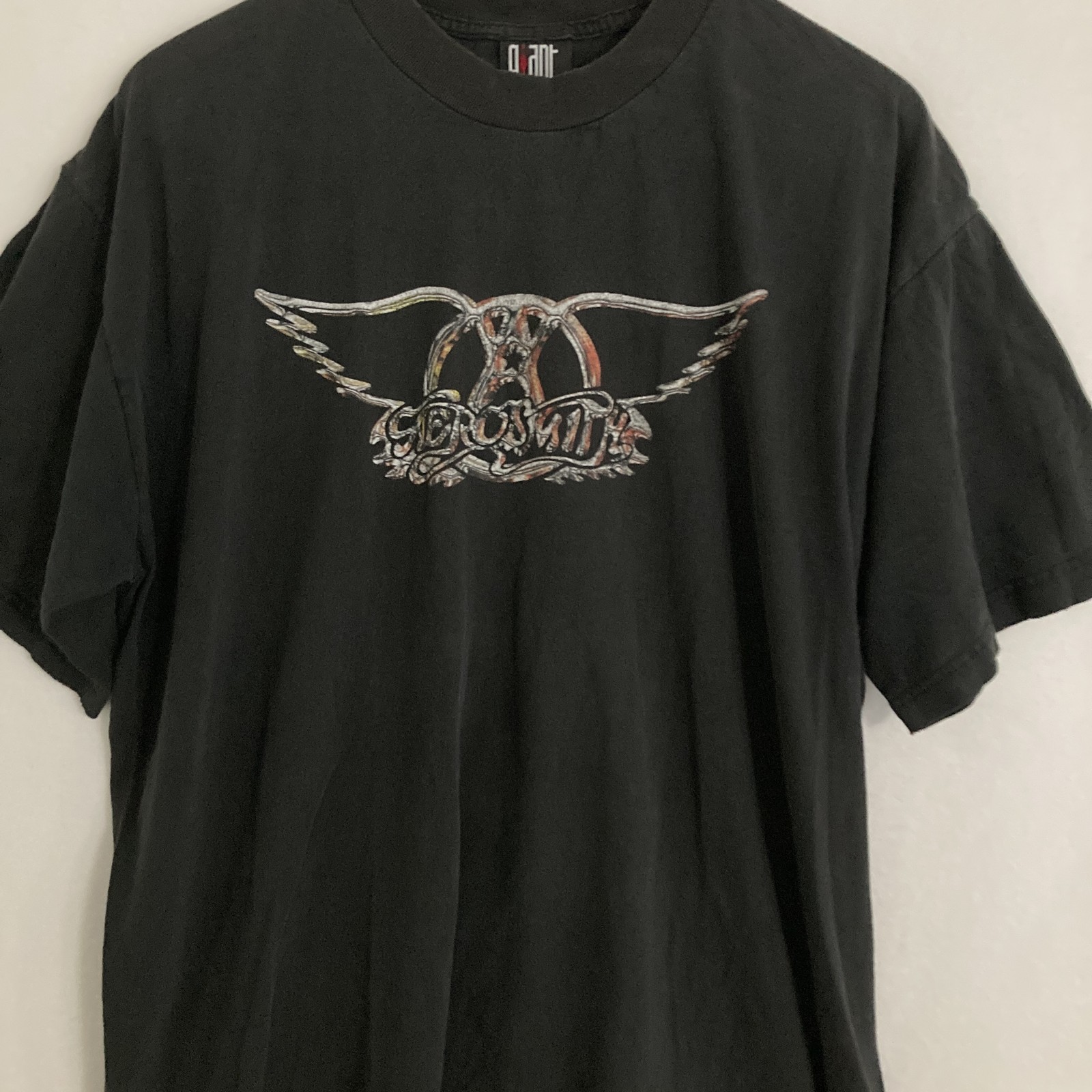 Vtg Aerosmith Shirt Mens XL Distressed Giant Tag Rock Band Graphic Logo Tee 90s gallery