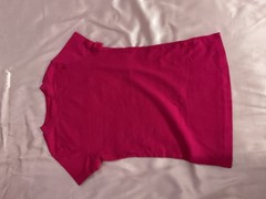 Teens S Regular 2-Pack Pink/Fuchsia Solid Crew Neck Short Sleeve T-Shirts