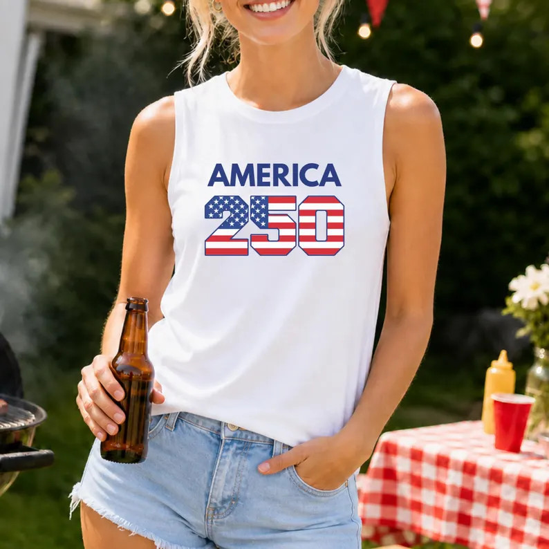 America USA Patriotic Tank Top gallery