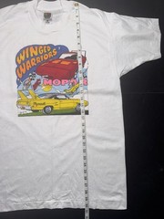 Vintage 90’s Large White NOS Mopar Winged Warriors Single Stitch.