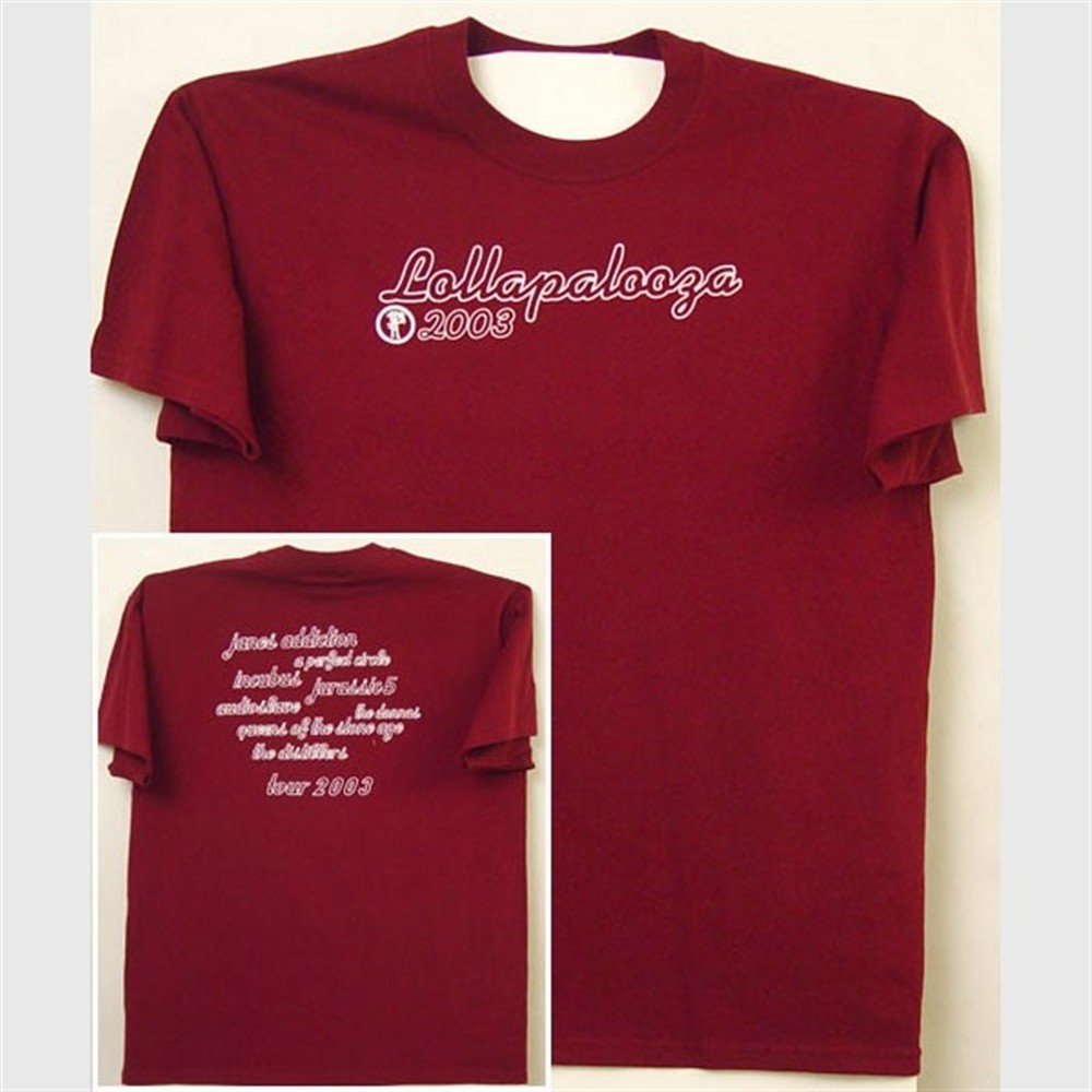 Lollapalooza 2003 tour Audioslave Perfect Circle The Donnas XL Concert T-Shirt gallery