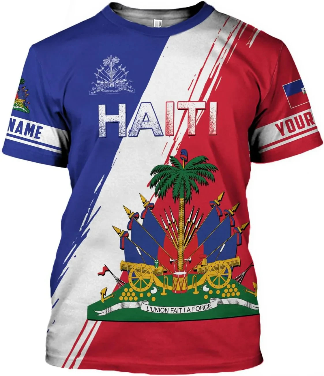 Personalized Haiti Patriotic Shirt , Haiti Flag Jersey Shirt S-5XL gallery