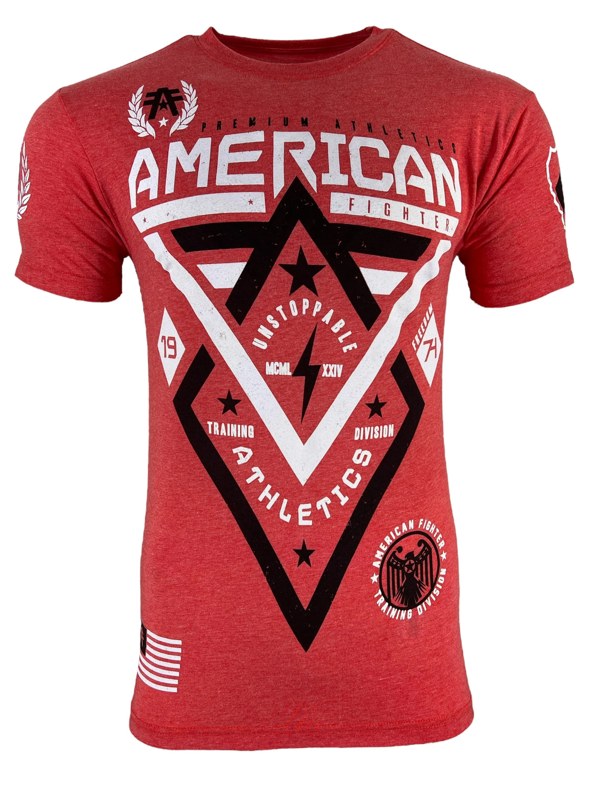 American Fighter Men's T-shirt Alaska Red Crew neck Athletic XS-5XL gallery
