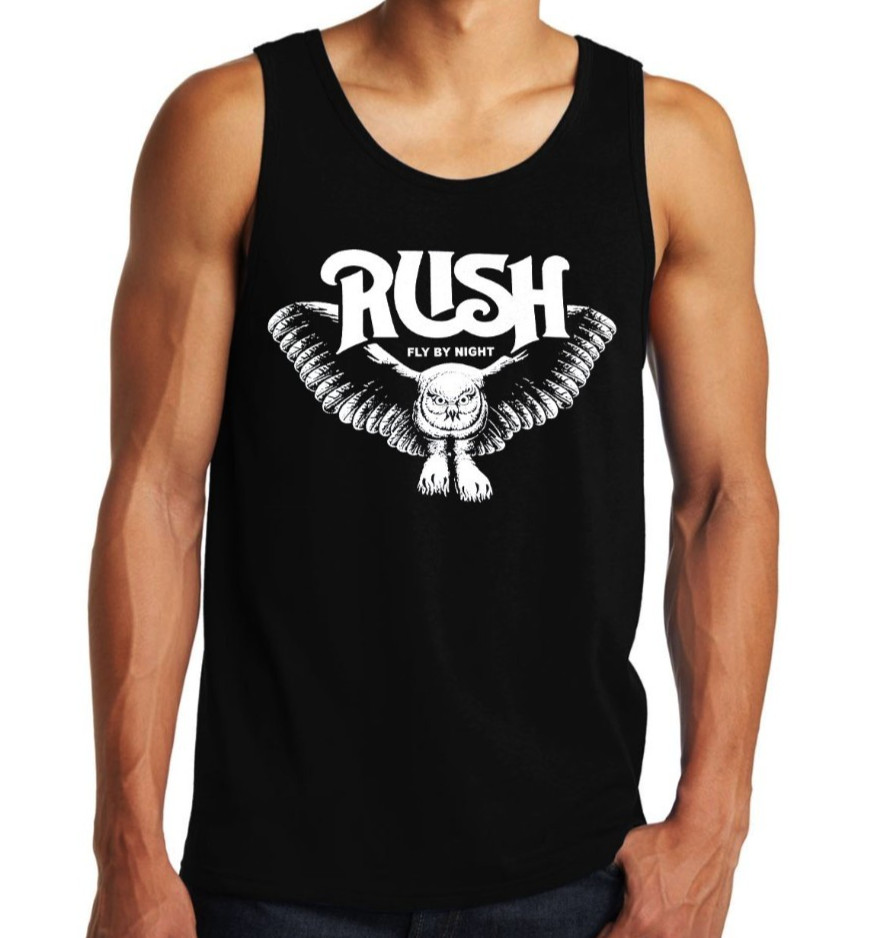 Rush Fly By Night Rock Band Men's Tank Tops (Multiple Colors) gallery