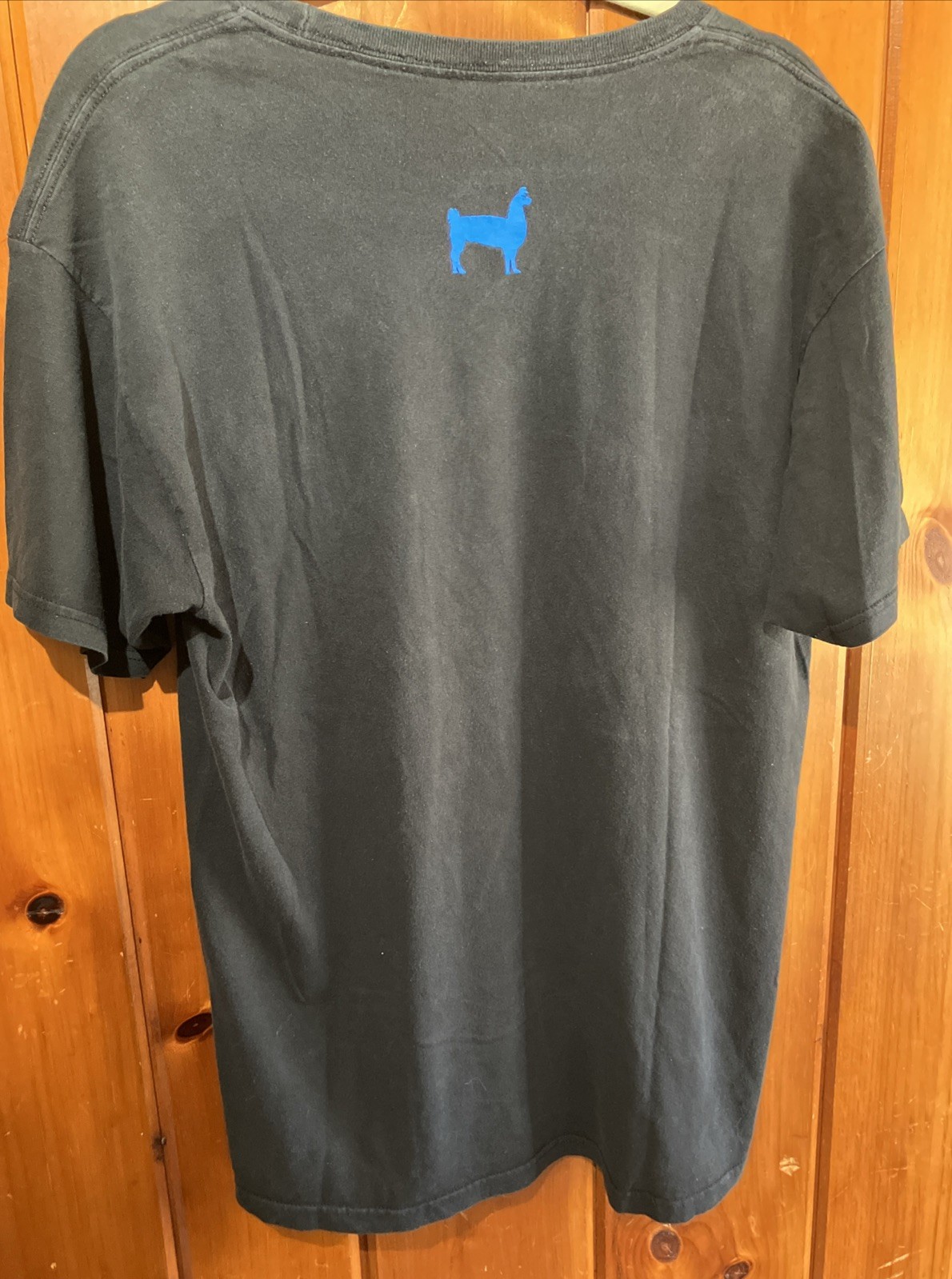Velvet Llama Moscow Mule Premium Alcohol Logo Black Shirt M&O Large gallery