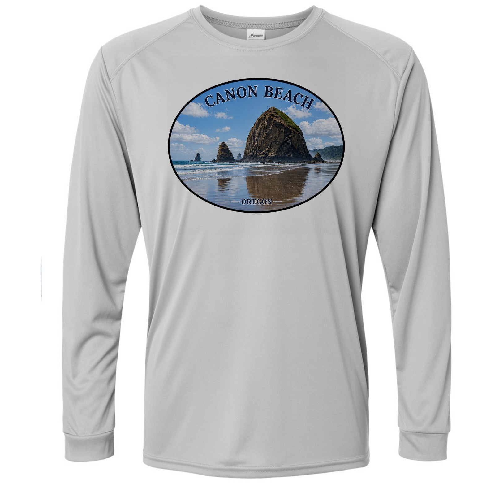 Canon Beach Oregon Hiking Fishing Long Sleeve UPF 50 T-Shirt Sun UV Protection gallery