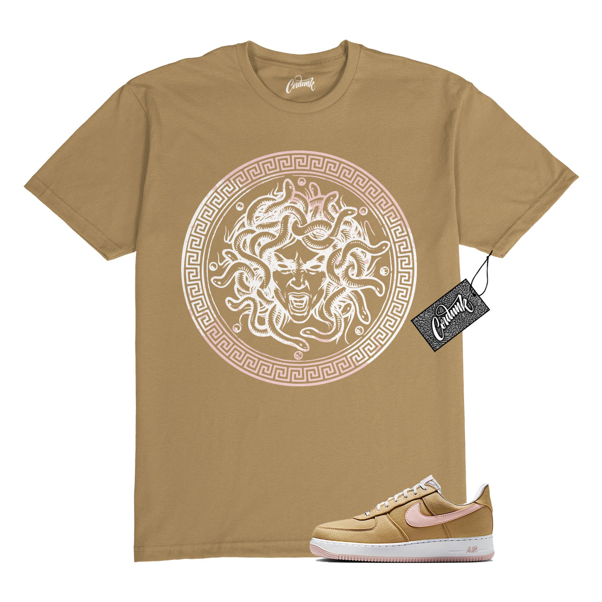 Air Force 1 Linen Canvas White Atmosphere T Shirt Match CLP
