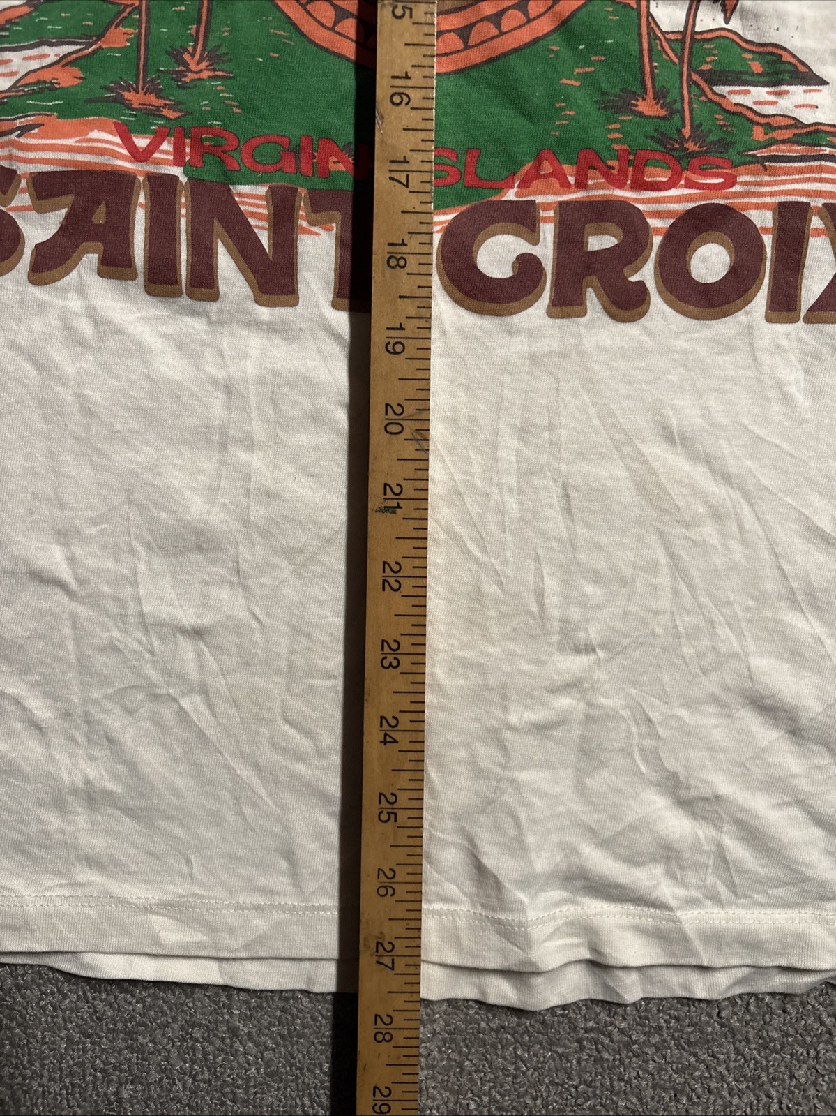 Rhude Saint Croix T Shirt Medium Cream Virgin Islands Tee gallery
