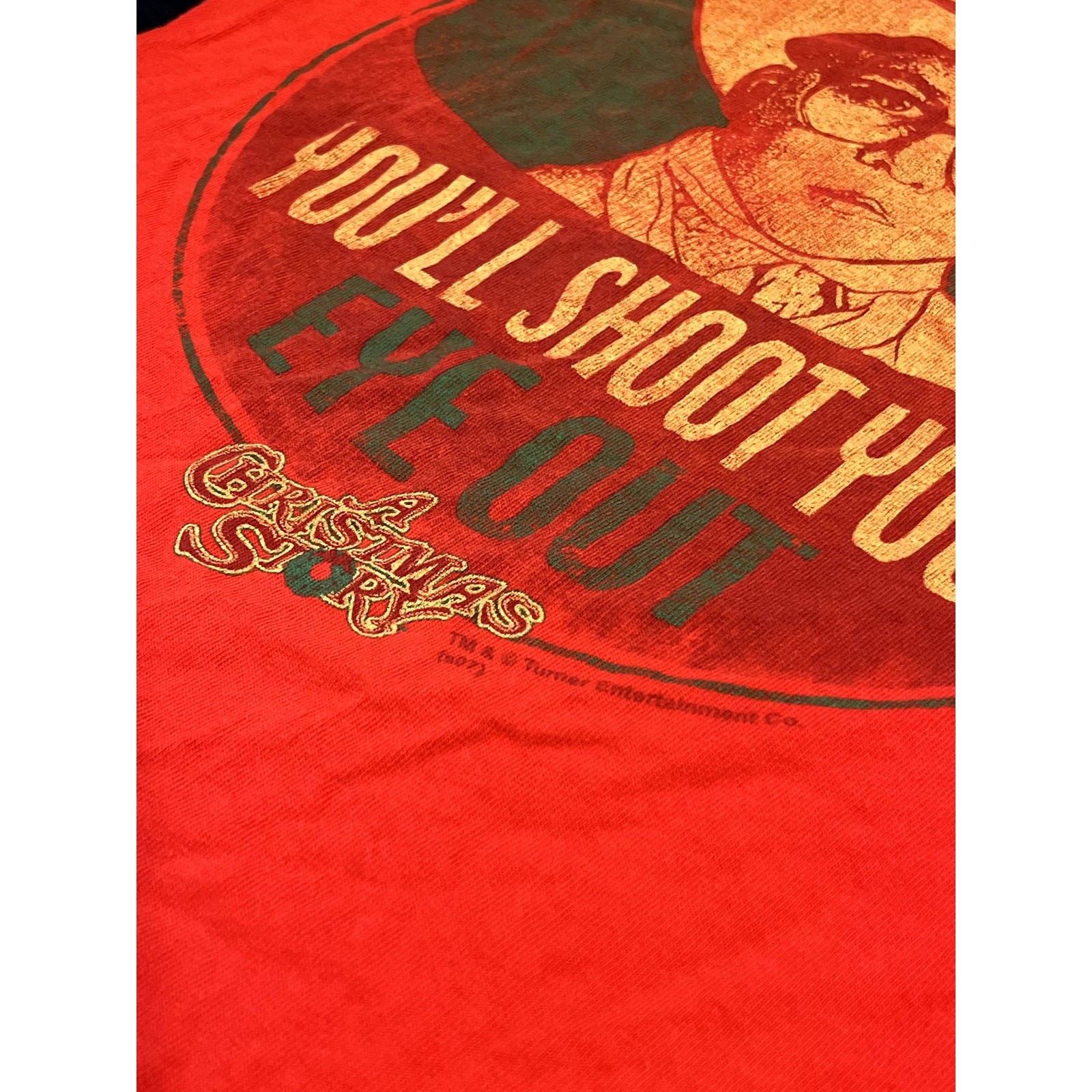 A Christmas Story Shirt Red Retro Shoot Your Eye Out USA Knited Cotton Novelty gallery