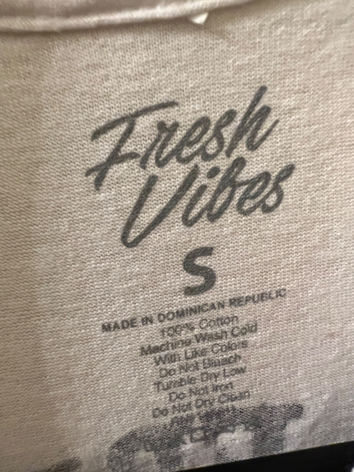 NEW FRESH VIBES WHITE SMALL T-Shirt GOOD FRIENDS BAD HABITS COOL! GRIM REAPERS gallery