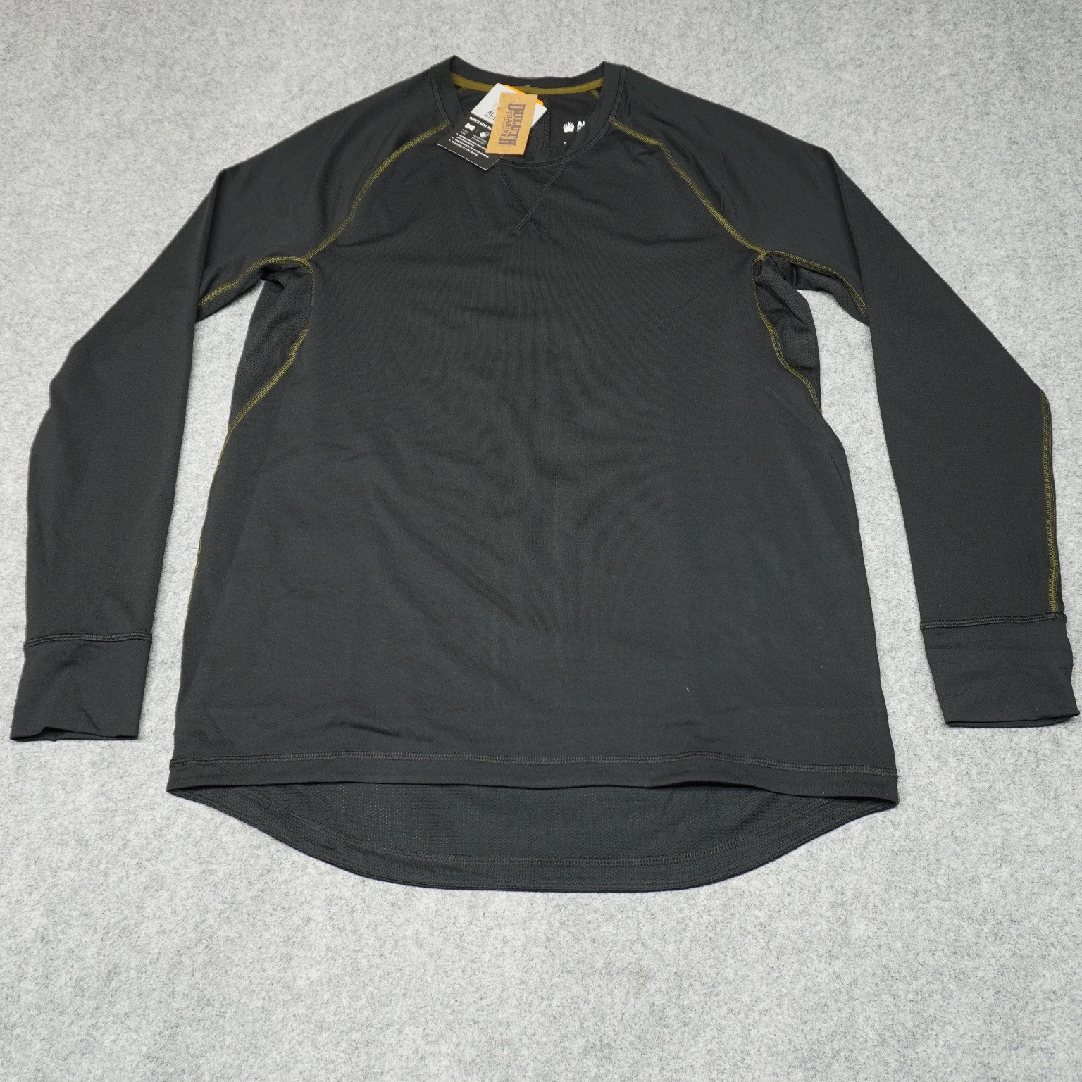 Duluth Trading Co. Alaskan Hardgear Men’s L Charcoal Long Sleeve Base Layer New