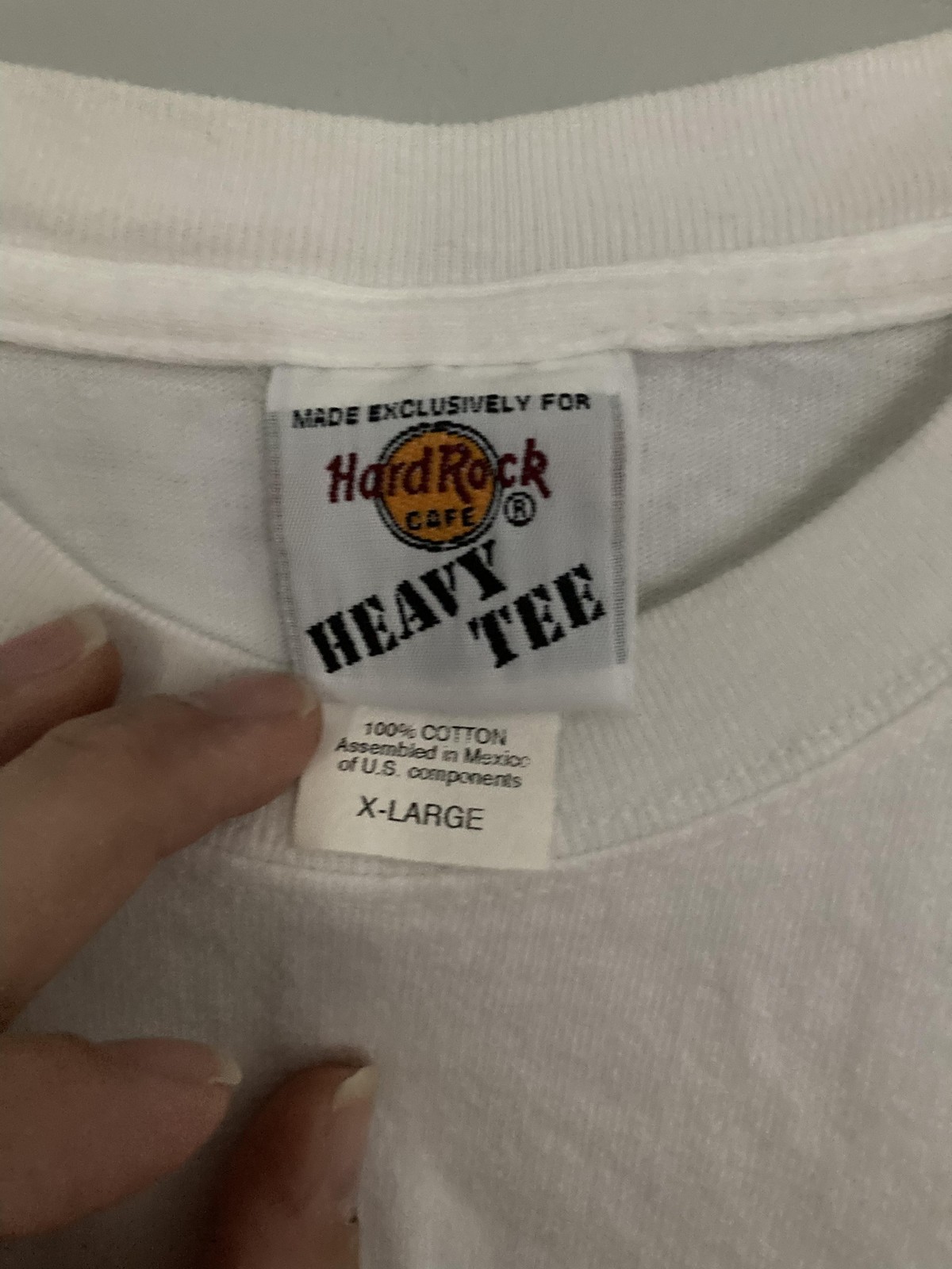Vintage Hard Rock Cafe St Louis Shirt Mens XL White Graphic Double Sided 90s gallery