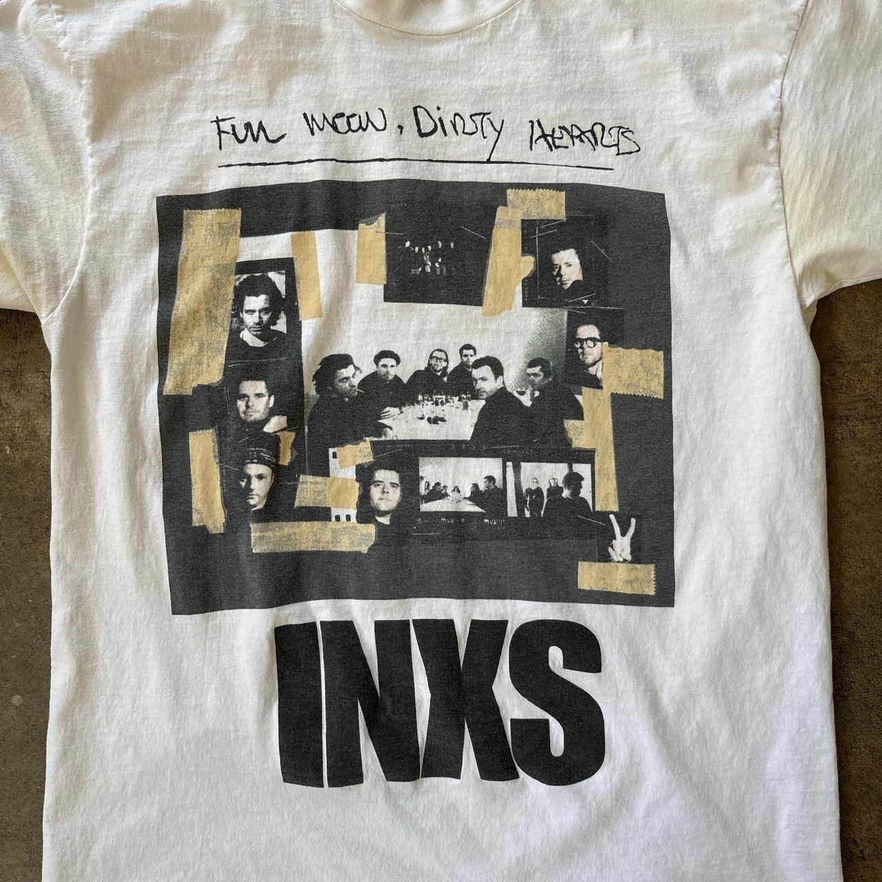 Vintage 1994 INXS Full Moon, Dirty Hearts T Shirt NZL725