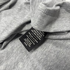 Public Rec Mens 2XL Solid Gray Long Sleeve Cotton Blend Henley Shirt